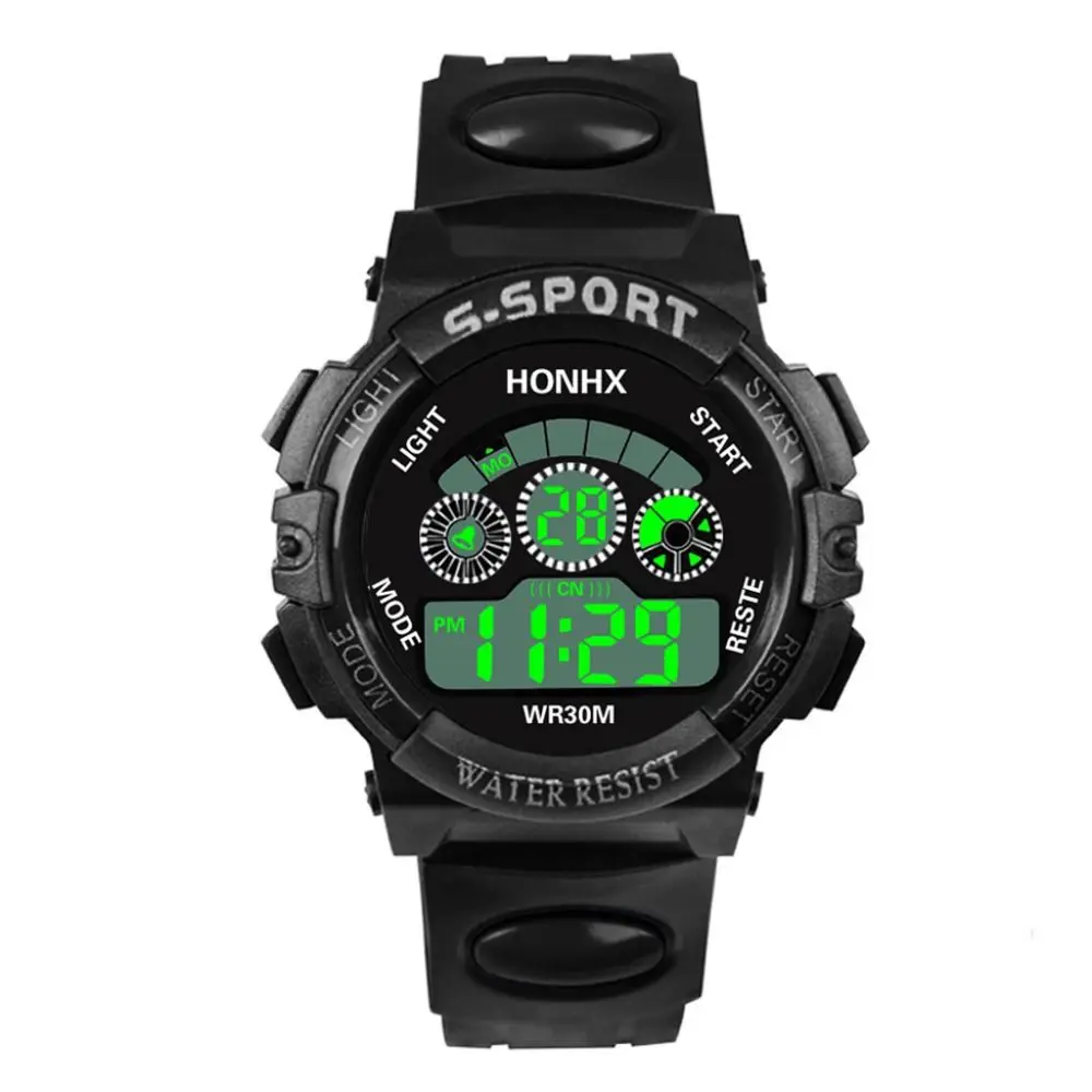 New Luminous Children Electronic Watch Shock Resistant Lightweight Student Watch Sport Watch for Kids for Boys and Girls