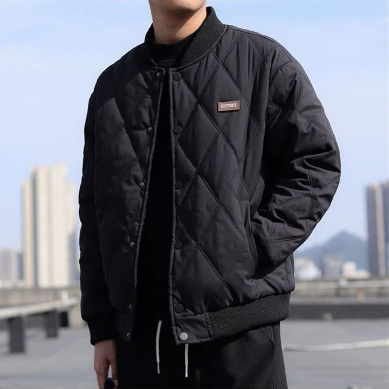 

Водонепроницаемое стеганое зимнее пальто для мужчин, горная универсальная куртка с изолированным слоем, мужская уличная термокуртка Instagram