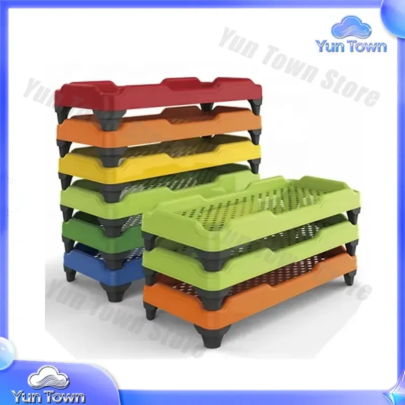 Durable Kids Bedroom Furniture Set for Kindergarten Plastic Beds for Children for Sale