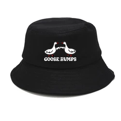 GOOSE BUMPS Cartoon Duck Bucket Hat UV Protection Adjustable Drawstring  Perfect for Beach Outdoor Activities Sun Hat