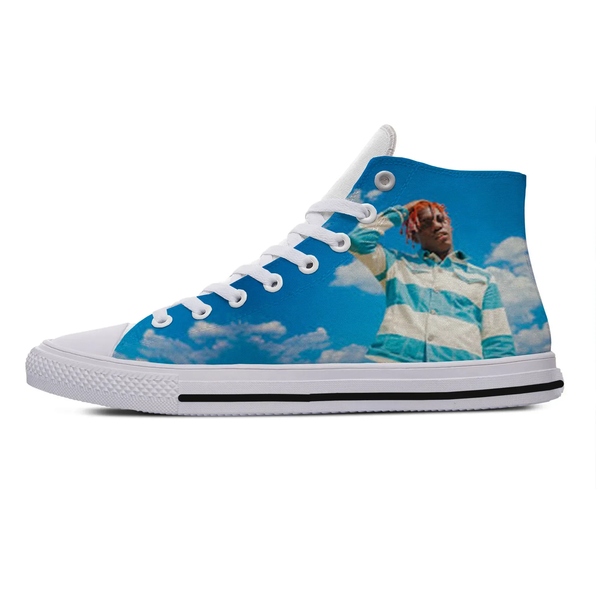 

Hot Cool Fashion High New Summer Sneakers Handiness High Top Casual Shoes Man Woman Hip Hop Rap Lil Yachty Latest Board Shoes