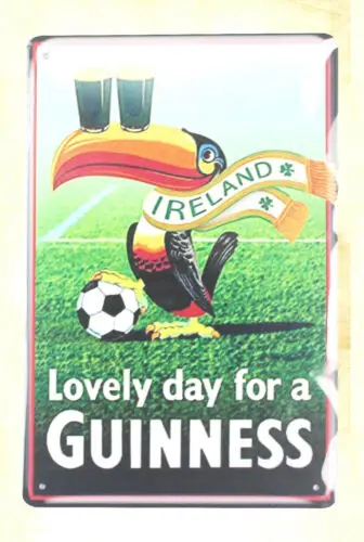 1 pcs,wall plate Lovely day for a Guinness tin metal sign