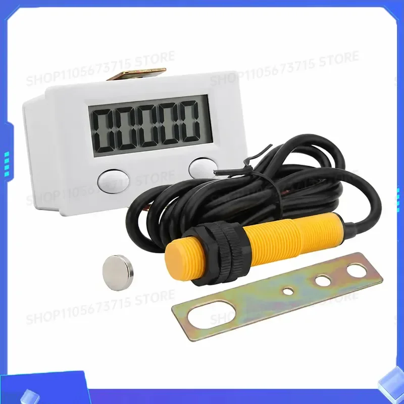 for 1.5V 5-Digital Display Counter Proximity Industrial Magnetic Sensor Switch Counter Automatic Electronic Induction Counter