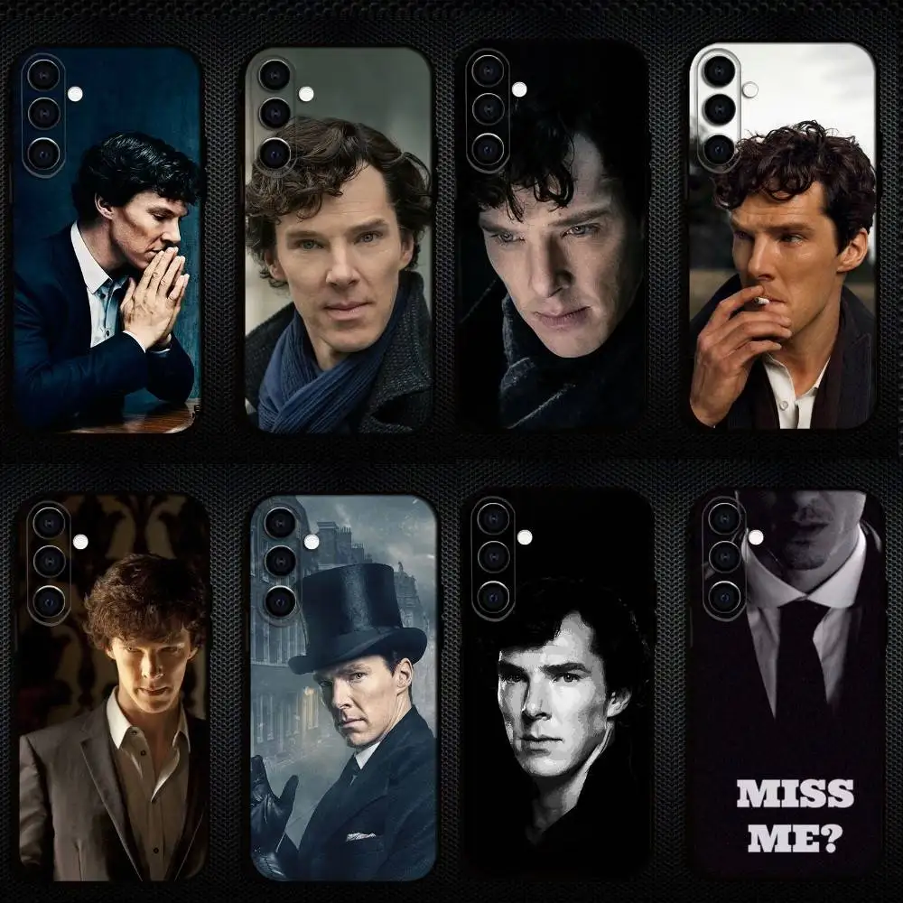 

221b S-Sherlock-Holmeses Phone Case For Samsung Galaxy A73,A72,A71,A70,A53,A52,A51,Others Soft Black Cover
