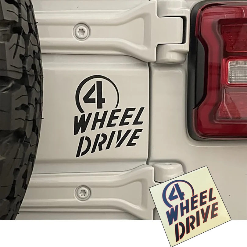 

4-х колесная наклейка Willys, матовая наклейка, графика для Jeep Wrangler Unlimited JK TJ YJ CJ XJ 2007-2017 2018 2019 2020 2021