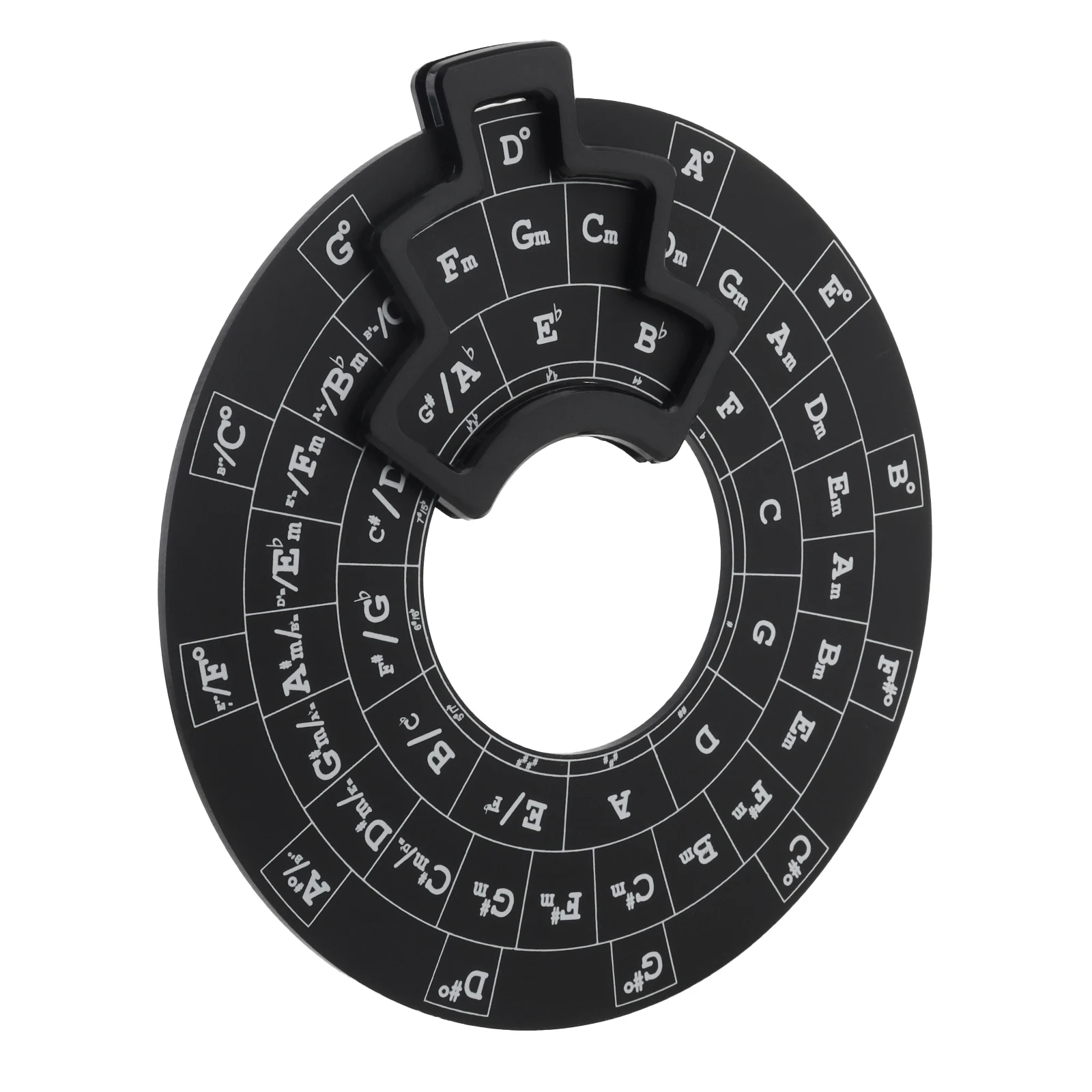Acrylic Circle of Fifths Chord Melody Wheel Music Theory Learning Tool for Musicians Songwriting - view 5