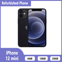 Refurbished phone APPLE iPhone 12 mini 64GO 128GO 256go unlock smartphone inches, six cores, i0S A14.4GBRAM,12MP