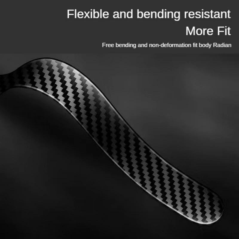 Car door bowl door handle protective sticker Door rearview mirror carbon fiber drop adhesive protective sticker auto accessories - Image 4