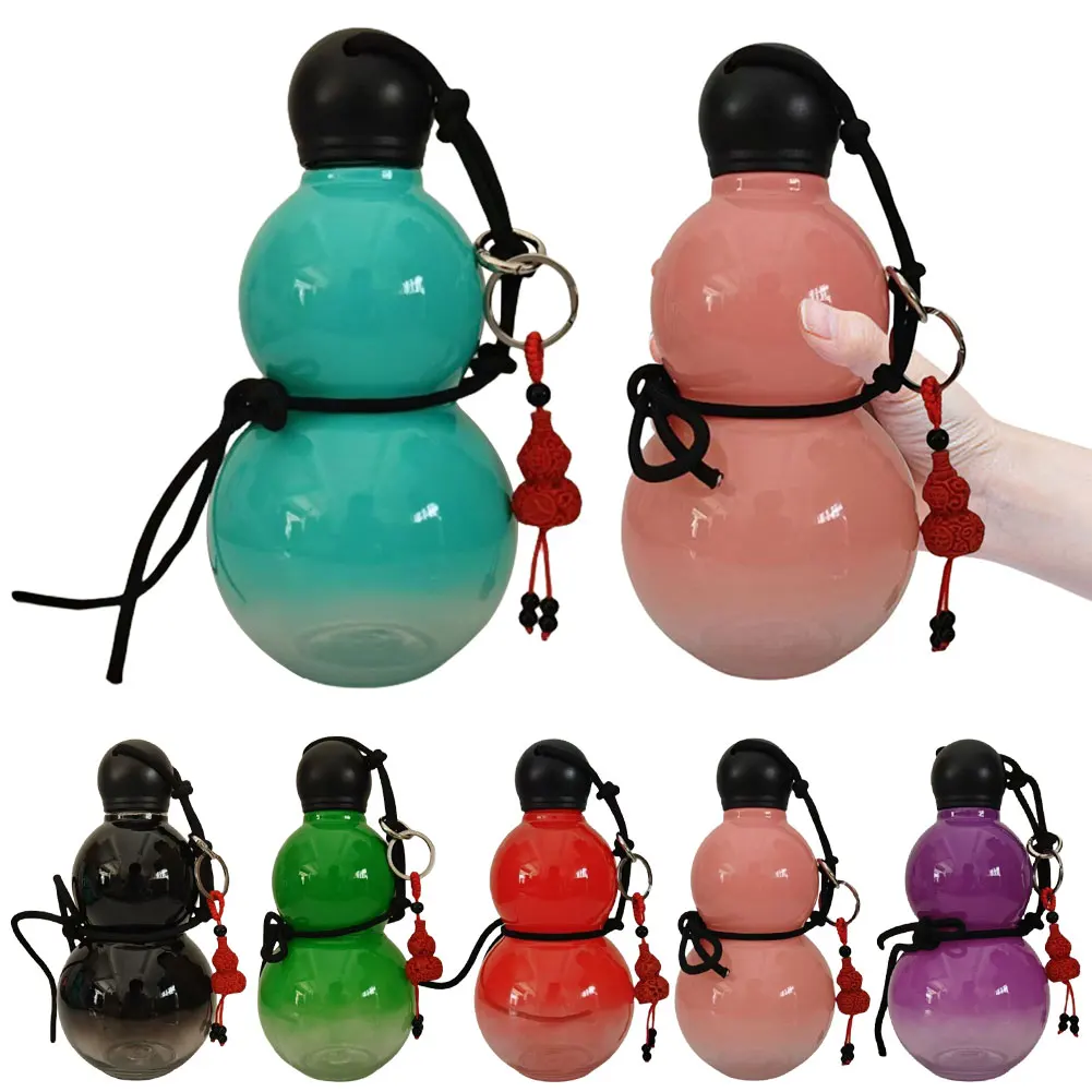 

Vintage Chinese Retro-Inspired Gourd Water Bottle Water Kettle Gourd Sports Water Bottle Travel Water Bottle for Game Player