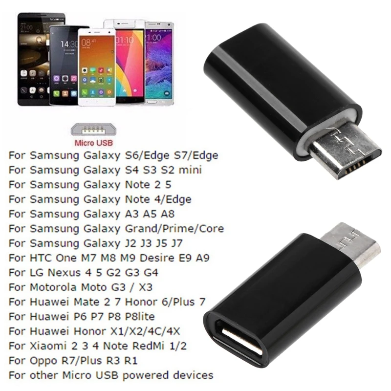 2022ใหม่ Micro USB USB ชาย-หญิง Extender อะแดปเตอร์ชาร์จข้อมูลสำหรับ Android