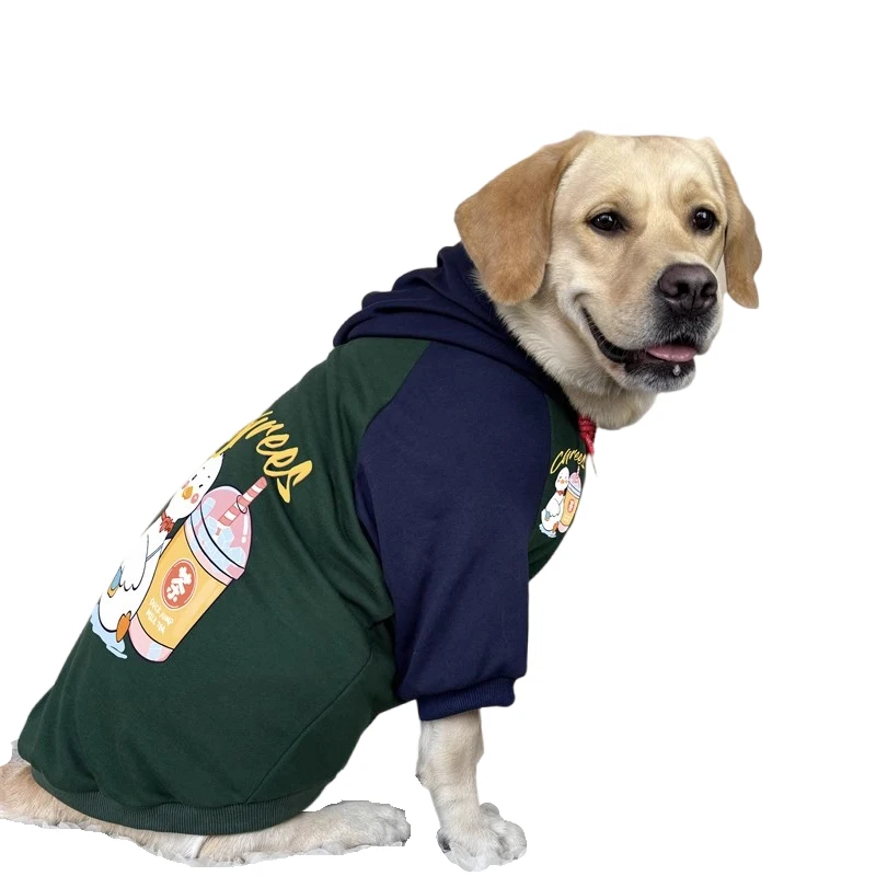 

Winter Big Dog Clothes Hoodie Coat Shiba Inu Samoyed Husky Border Collie Labrador Golden Retriever Clothing Large Pet Apparel