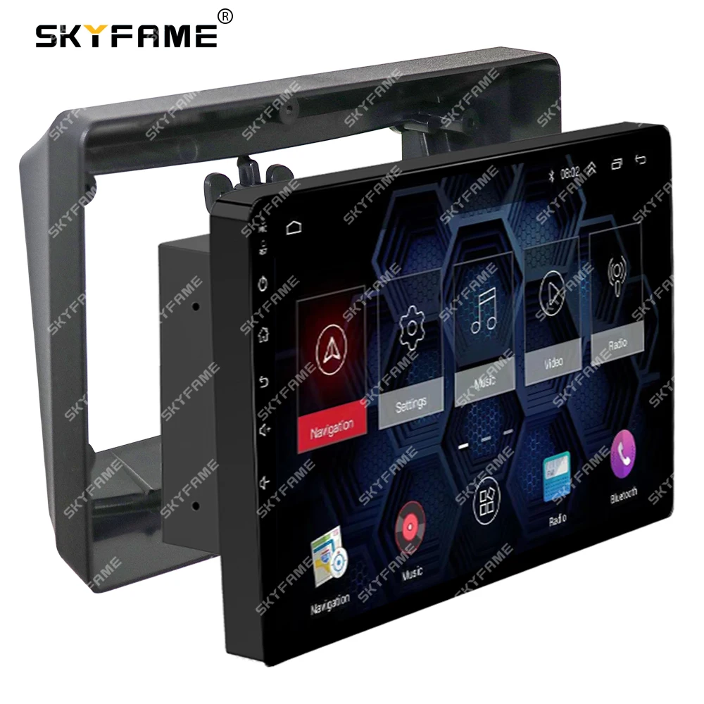 SKYFAME-Adaptador de Fascia de marco de coche para KIA Magentis Optima, Kit de Panel de montaje de tablero de Audio de Radio Android