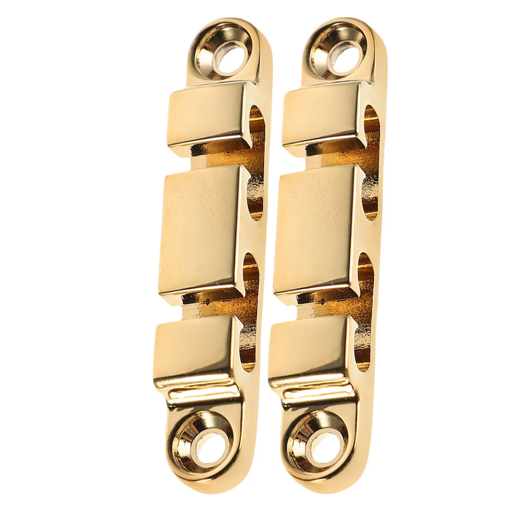 

2pcs Guitar Retainer Bars Electric Guitar Accessories Headstock String Block Groove Bass String Guide Replacement Parts 6-String
