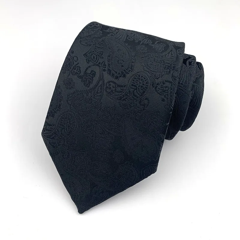 Tie men's polyester jacquard fabric tie cashew flower Paisley flower pattern 18 color men's tie