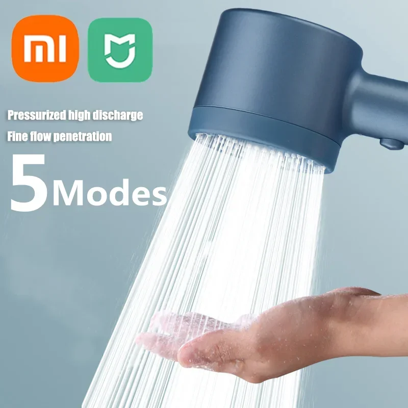 Xiaomi Mijia 5 Modes Shower Head High Pressure Showerhead Filter Rainfall Faucet Tap Bathroom Bath Home New Bathroom Accessories