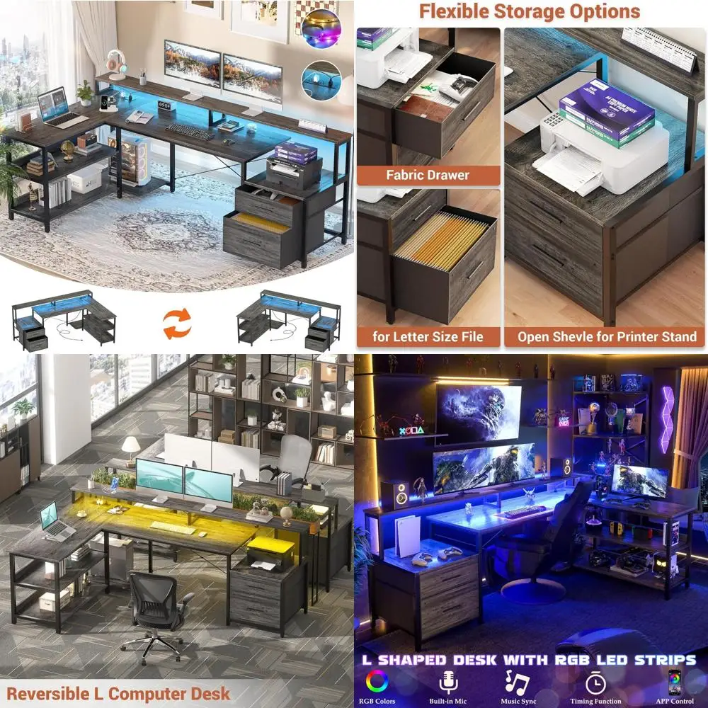 72.8-Inch L-Shaped …