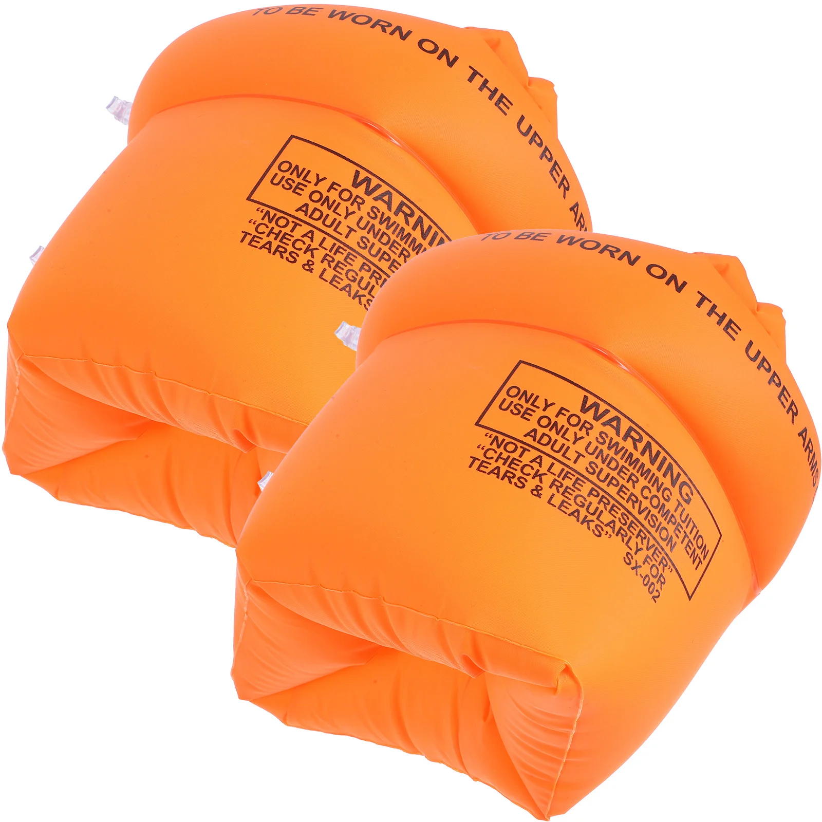 1 Pair Inflatable Armband For Swimming Bright Pvc Adult Arm Floaties Pool Beach Lake Party Swim Equipment Thickened Water Arm