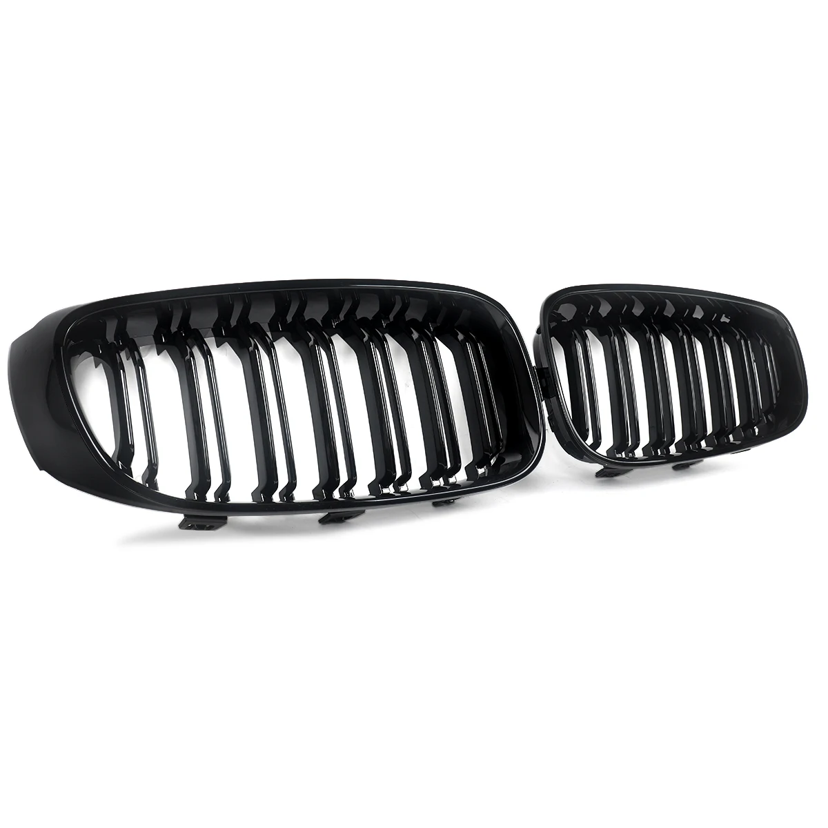 SAIQINGSP 1 Pair Front Bumper Grille Fit For BMW E84 X1 2009-2015 Pre-facelift Car Accessories Tools