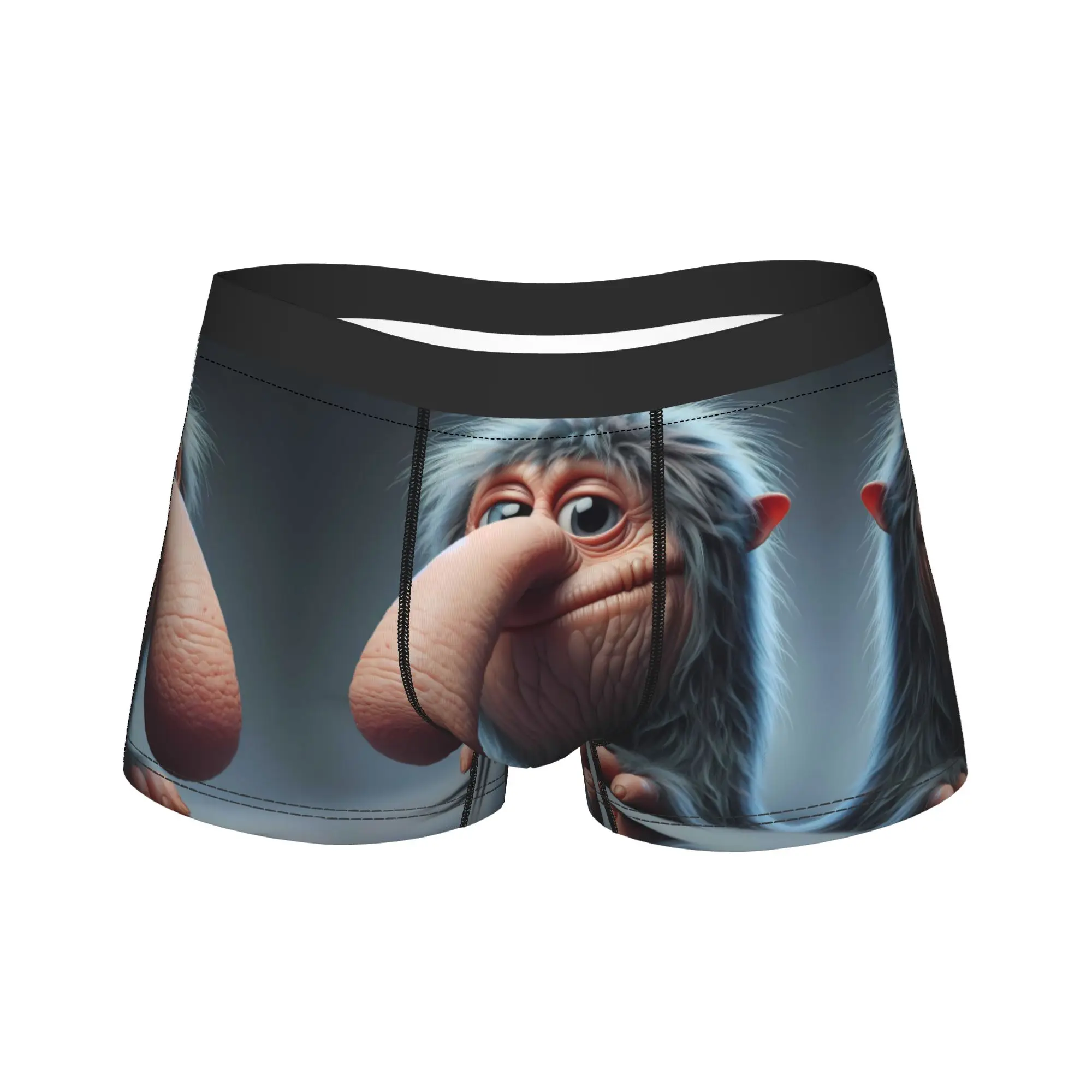 

Мужские трусы-боксеры Brainrot Elephant Banana, дышащее нижнее белье с модным принтом, удобное для повседневной и неформальной носки