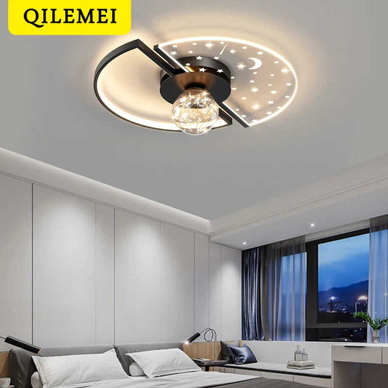 Nordic Bedroom LED Ceiling Lights Atmosphere Living Room LED Ceiling Lamp 2023 New Simple Master Bedroom Lighting Home Fixtures