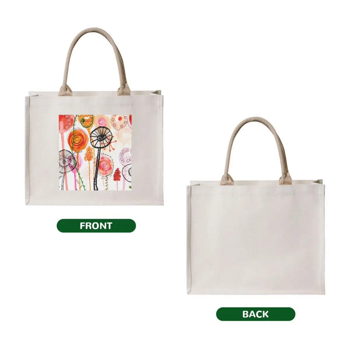 Buster’s Flowers to Get Well Soon Tote Bag Cloth bag shopping cart bags Lady bags tote bag screen