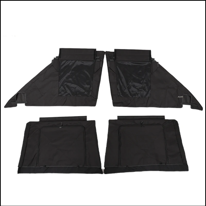 4Pcs Custom Sunshade for Land Rover Discovery 4 LR4 2010-2016 Side Window Double Layer Mesh UPF 50+ UV Block Heat Shield