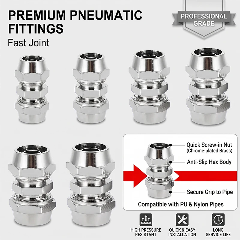 10Pcs PU-4 6 8 10 1…