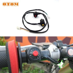 OTOM Motocross Engine Ignition Kill Switch Button Horn Start  For KTM SXF HUSQVARNA FC TE 250 300 350 EXC EXCF SX 22mm Handlebar