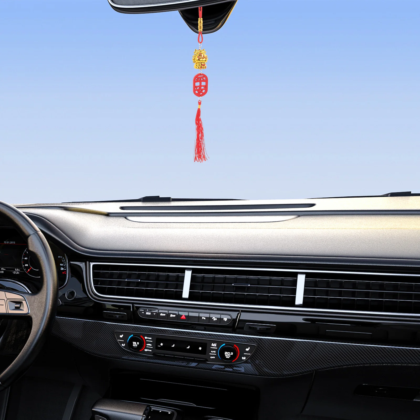 

5pcs Dragon Bonsai Decor Spring Festive Hanging naments New Year Potted Plant Wall Car Interior Pendant 2024 Prosperity