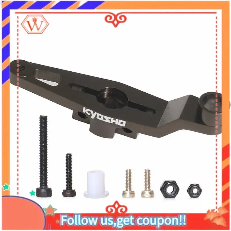 

Durable Metal Throttle Servo Arm Engine Servo Arm IFW455 For MP10 MP9 1/8 RC Car Upgrade Parts Accessories