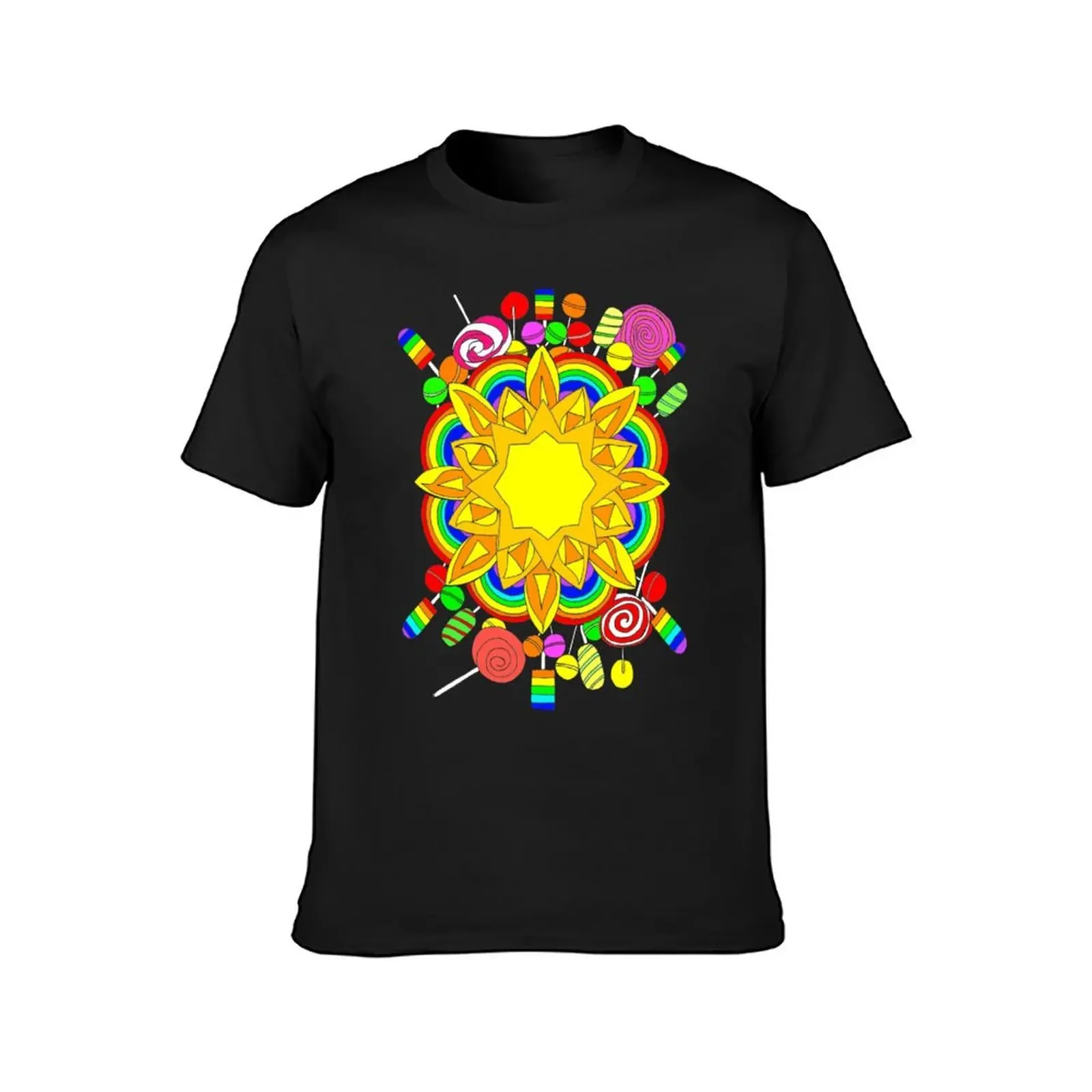 Sunshine, Lollipops and Rainbows T-Shirt heavyweights rapper graphic tees kawaii clothes Clothing mens champion t shirts