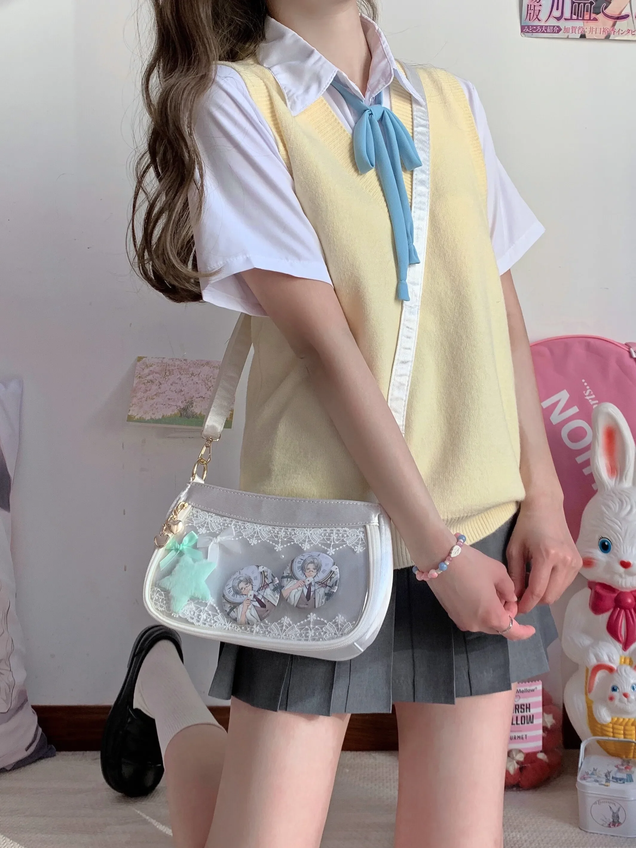 Ita Bag Elegant Satin Shoulder Bag Popular Winter Display Underarm Bags Women Sweet Ruched Flower Edge Tote Bag Сум