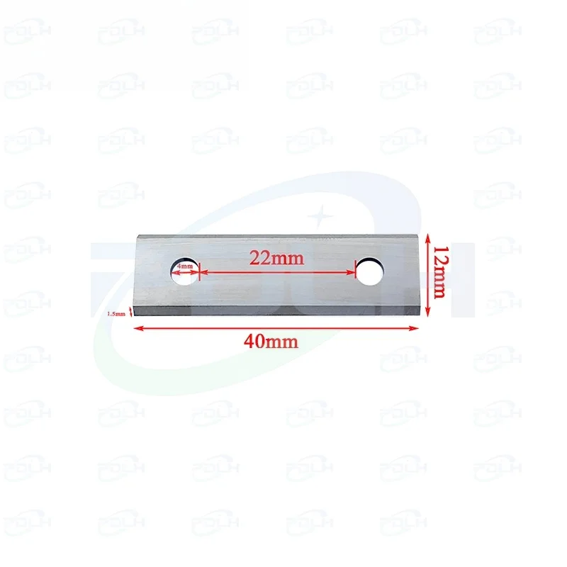 10PCS Selling Sharp Wear-resistant Carbide Insert 40X12X1.5 Cutter Blade Paint For Planer Heads and Hand Hold Scraper