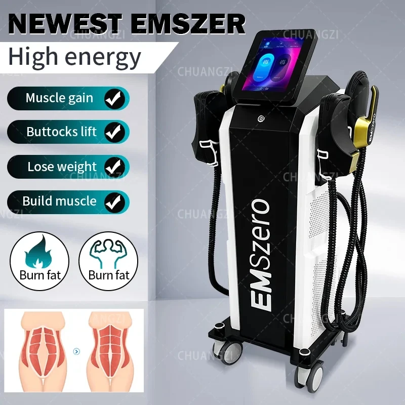 DLS- RF 15 Tesla EMS  Muscle body sculpting Machine EMSzero With 5 Handles Pelvic Stimulation PadsOptional Salon