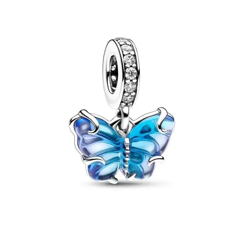 

Pan S925 sterling silver cartoon drip butterfly