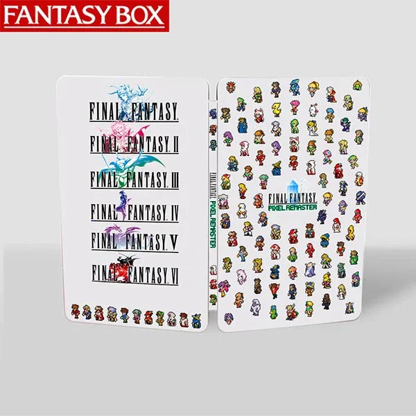 FF Pixel Edition I-VI Bundle For NS Steelbook ONi Fantasy Box (Game disc not included)