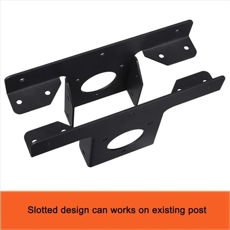 AEE6-2 Pack Heavy Duty Pergola Corner Brackets Extension 3-Way T Brackets for 4 X 4 Post Bracket Pergola Gazebo Kit Durable