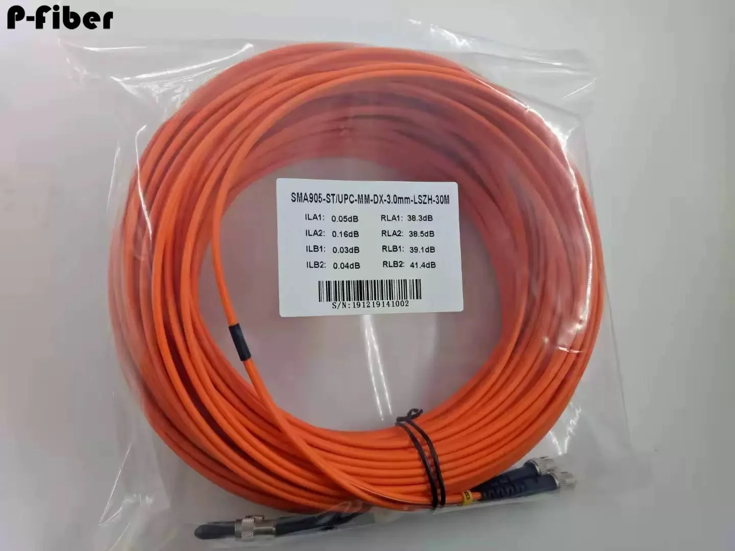 

SMA905 fiber optic jumper duplex multimode OM2 OM1 3.0mm dual-core optical fibre cable patchcords SMA905-SMA905 1m SMA