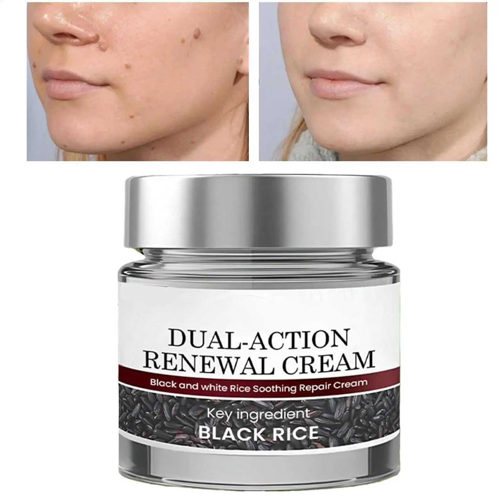 Skin Repair Cream Face Butter Hydrating Balm for Sensitive Dry Skin 50g Soothing Treatments Overnight Moisturizer Travel