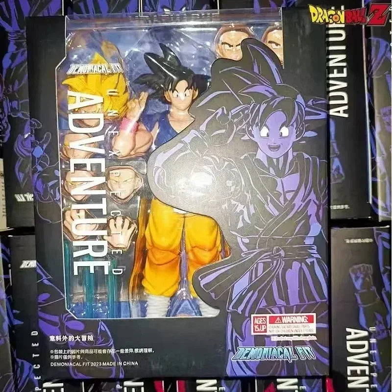 

In Stock Dragon Ball Demoniacal Fit Df S.H.F Unexpected Adventure Son Goku Anime Action Figures Toys Gifts Models Collectible