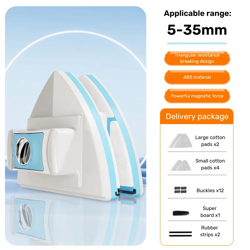 磁気ウィンドウクリーナー,ウィンドウブラシ,ガラス表面パネル用の自動水放電,家庭用クリーニングツール,新しい2022