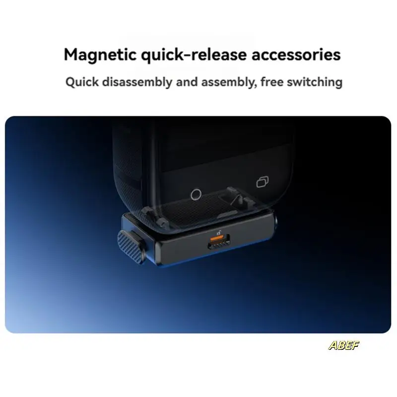 ملحقات الإفراج السريع المغناطيسي لـ Insta360 X5 سبائك الألومنيوم 1/4 بوصة واجهة ملحقات التفكيك السريع