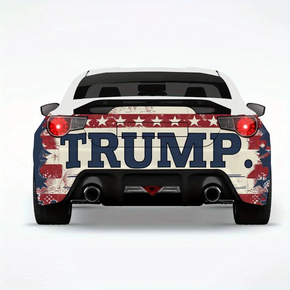 

Политическая раллийная автомобильная наклейка-виниловая наклейка на заднюю часть автомобиля, водонепроницаемые самоклеящиеся виниловые наклейки для хвоста и бампера автомобиля, Decorat