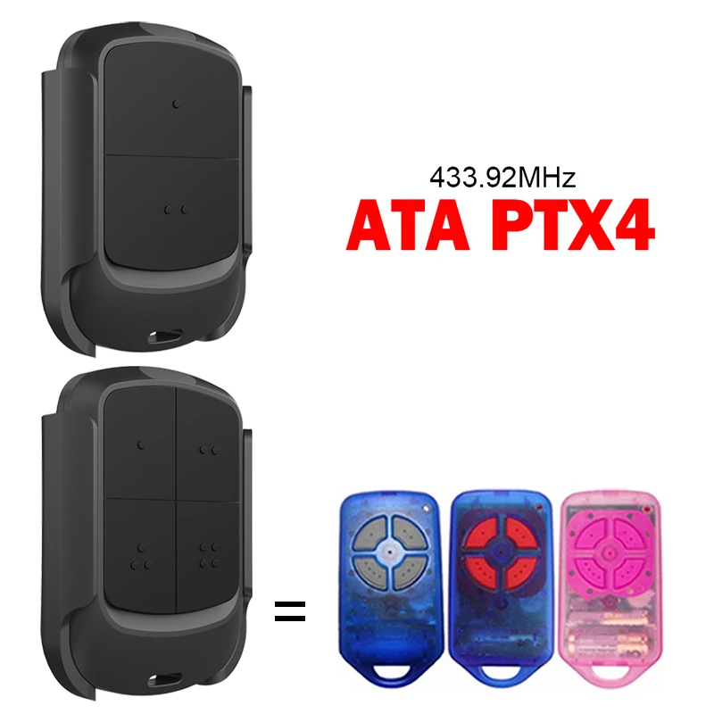 

НОВЫЙ для клона ATA PTX4 пульт дистанционного управления 100% клон PTX4 433,92 МГц пульт дистанционного управления для гаражных ворот пульт дистанционного управления для электрических ворот
