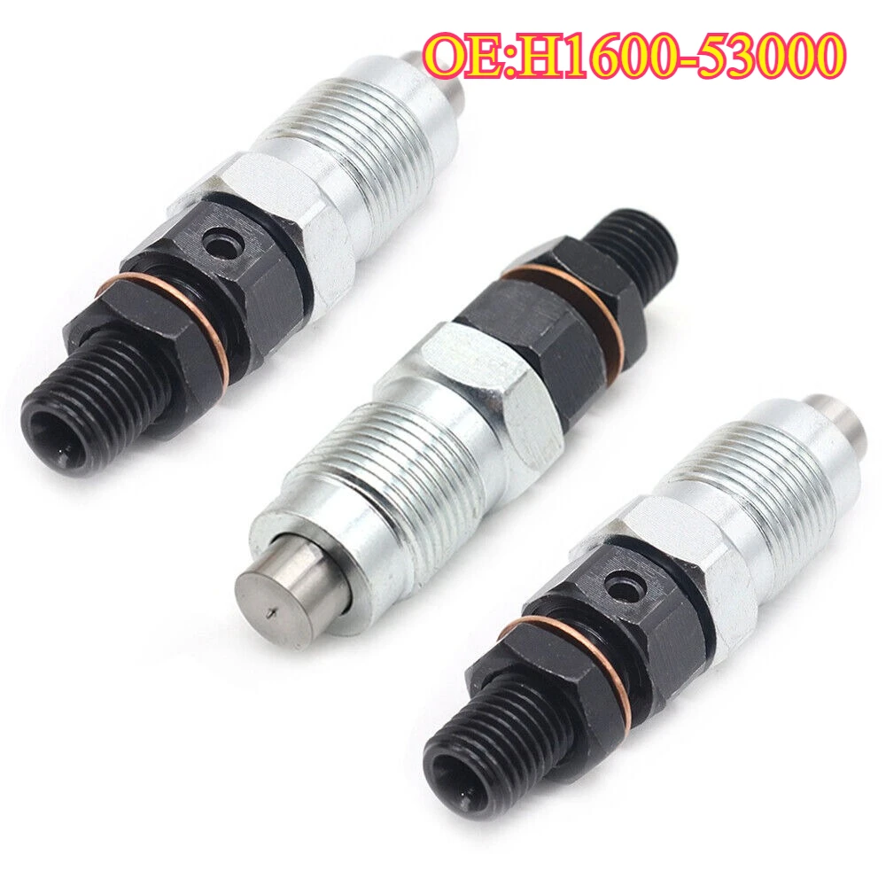 

High quality new for H1600-53000 3pcs fuel injectors suitable for Kubota ZD21 ZD221 ZD321 BX1860 BX1870 BX2360