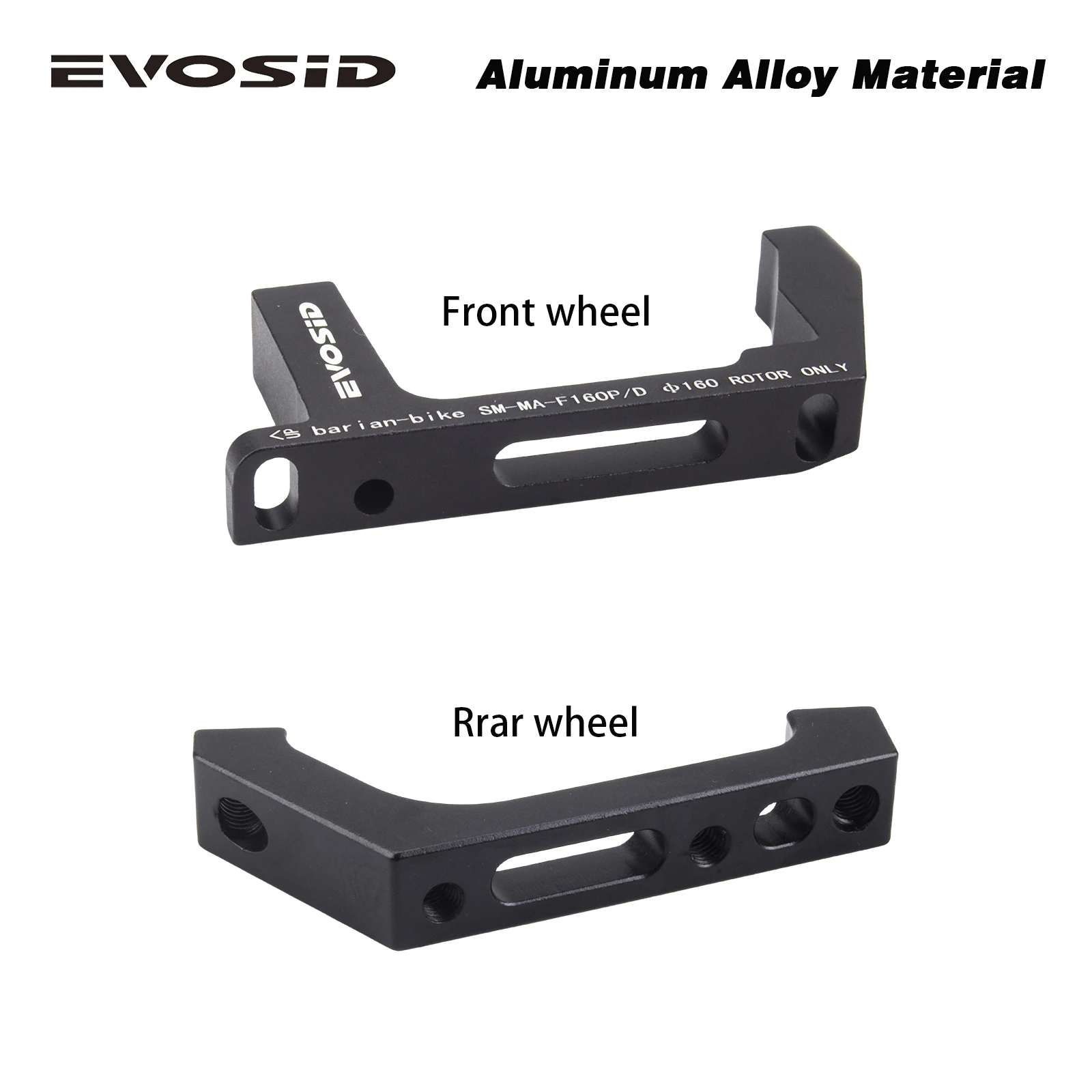 EVOSID Gravel Road Bike Brake Adapter Flat Mount 34mm To Post Mount 74mm 160mm Rotor Bicycle Caliper Converter