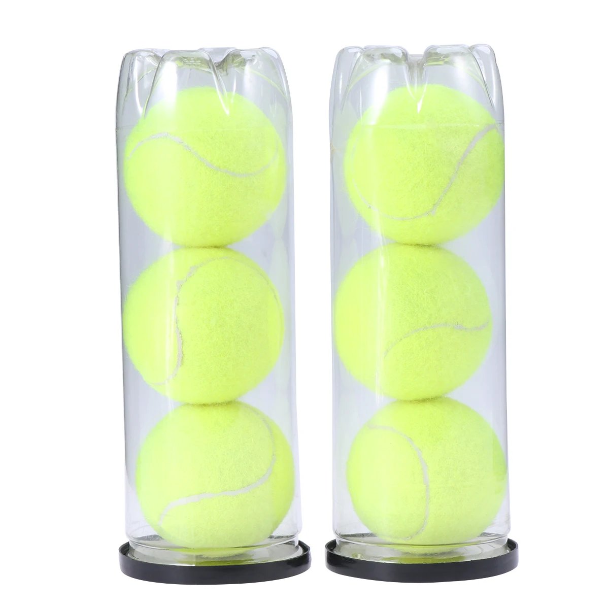 

6pcs Tennis Balls Can Practice Tennis Balls Championship Regular Duty Tennis Ball Pet Dogs Tennis Balls (Yellow)