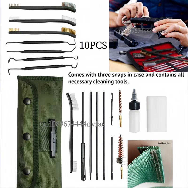 

Универсальная щетка, тканевый набор для чистки пистолета, профессиональный коврик для чистки пистолета, набор для оружия, тактический пистолет для винтовки, пистолета, дробовика
