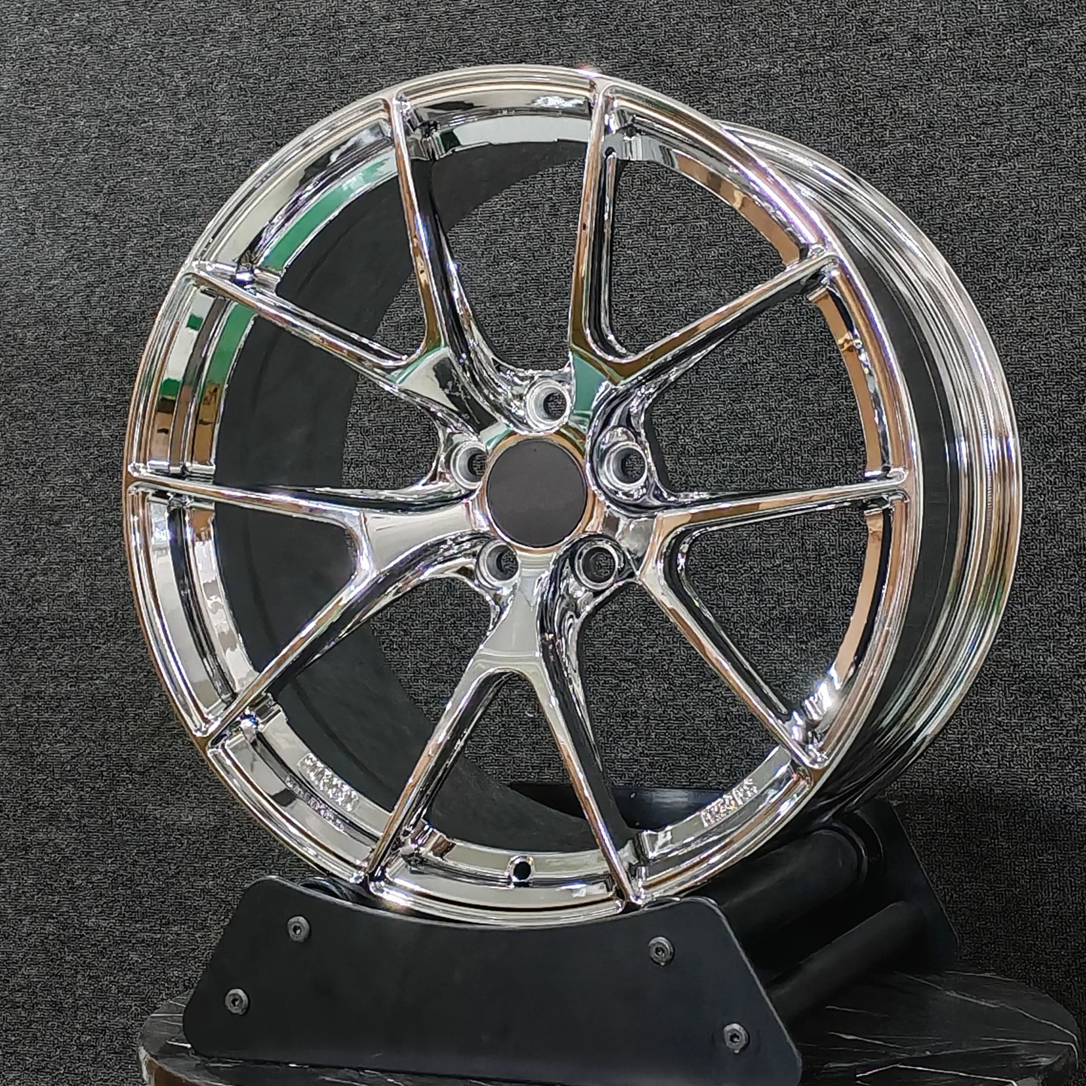 

6061T6 VS-5RS New Five Spoke Stylish Muscular 18-22 Inch Forged Aluminum 8J Passenger Car Wheels Deep Dish Chrome Polished Low W