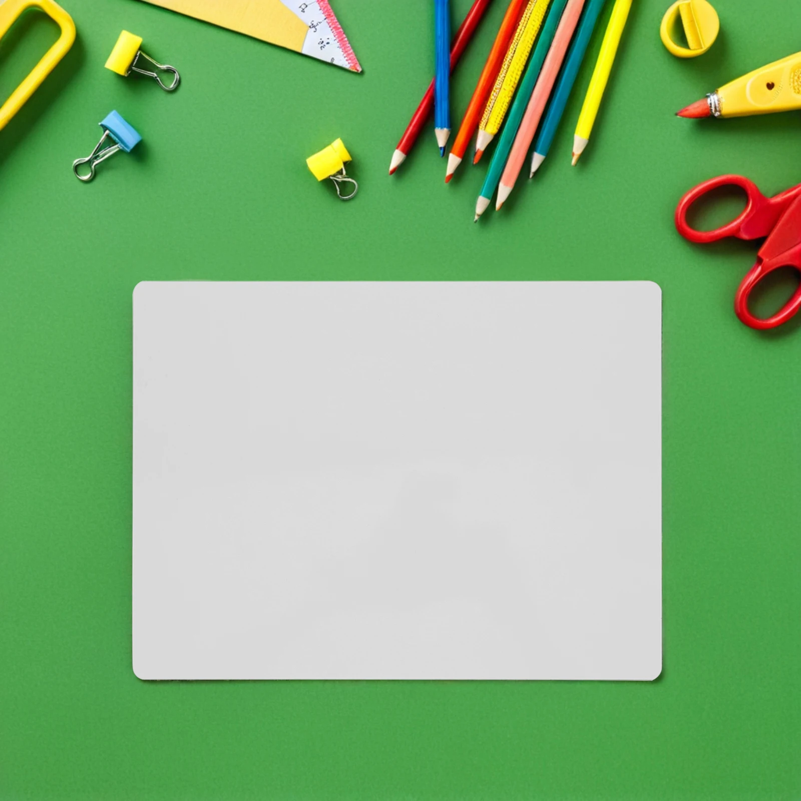 

Double Sided Dry Erase Whiteboard Small Handwriting Circle Plate Office Student Teacher Portable Lightweight Mini
